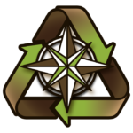 Mission Safari Recycling Compass logo