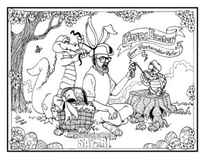 Easter Coloring Page 2022